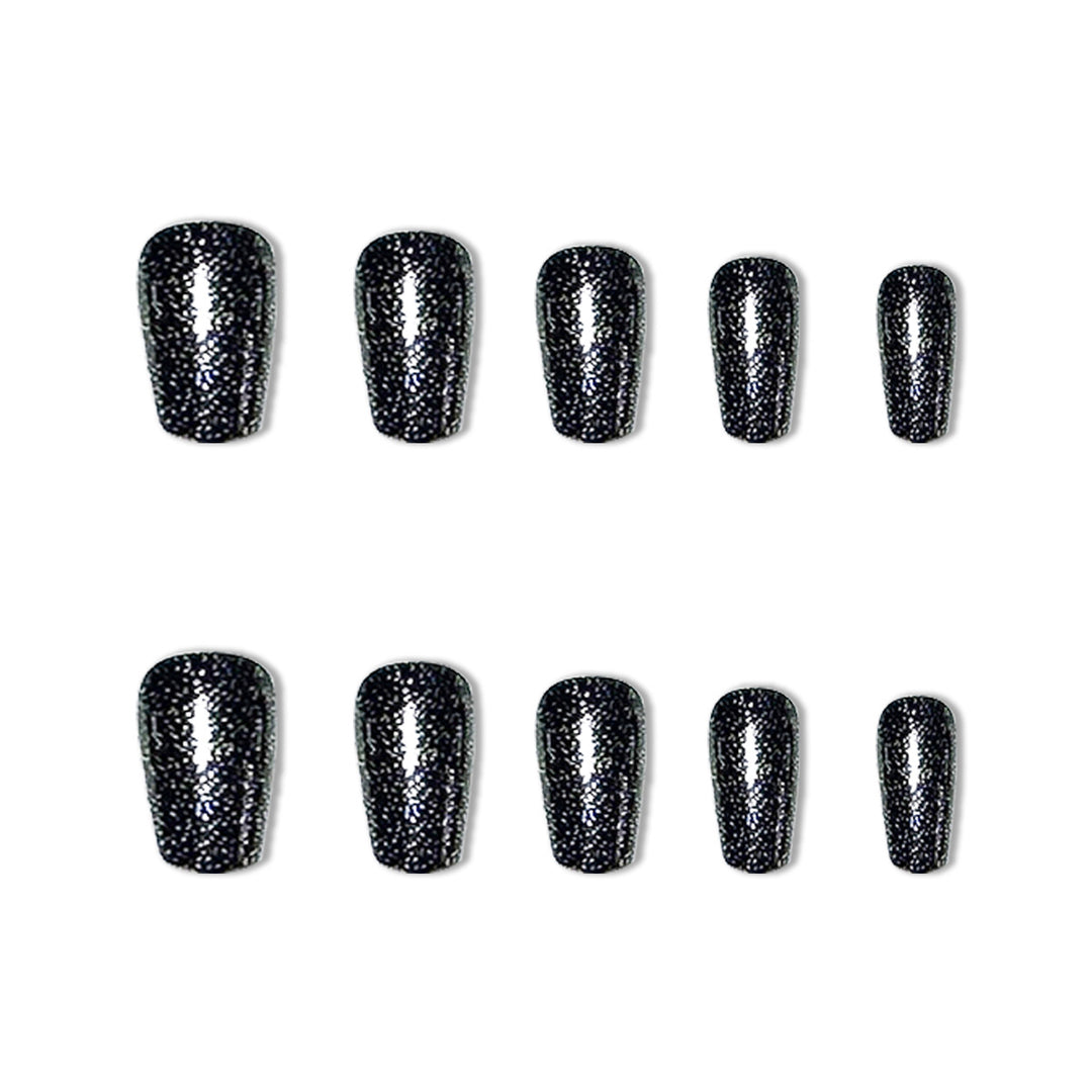 Premium Glittery Long Stiletto Nail Extensions Bowlift