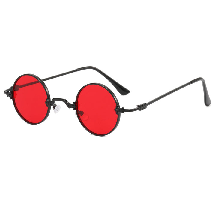 Ladies fashionable round glasses with high-quality metal frame and flexible temples Bowlift