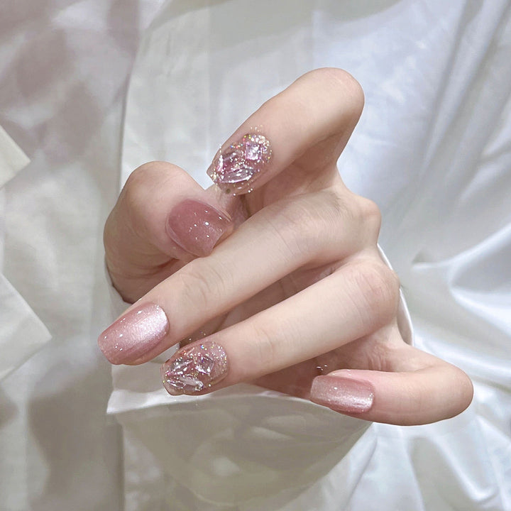 Floral Design Press-On Nails Bowlift