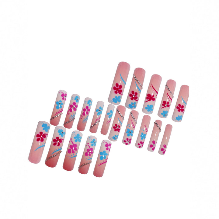 Decorative Long Acrylic Nail Extensions Bowlift