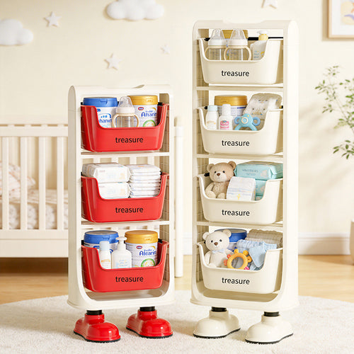 Multi-Tier Rolling Storage Organizer Bowlift