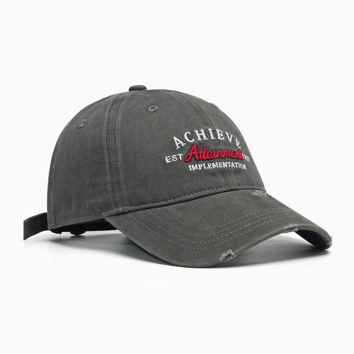 Ladies Vintage Baseball Cap with Embroidery Bowlift