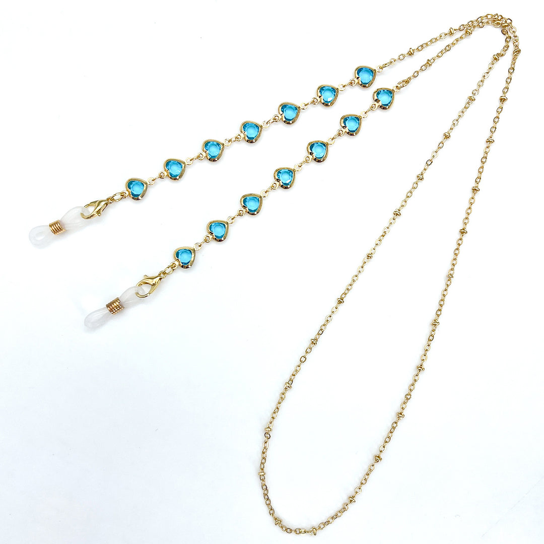 Star-Embellished Eyewear Retainer Chain Bowlift