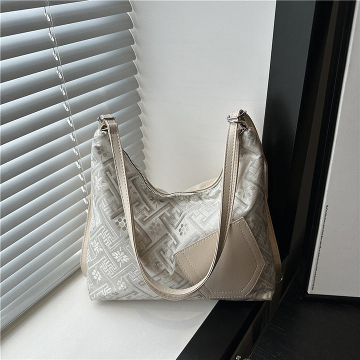 Stylish Geometric Pattern Shoulder Bag Bowlift