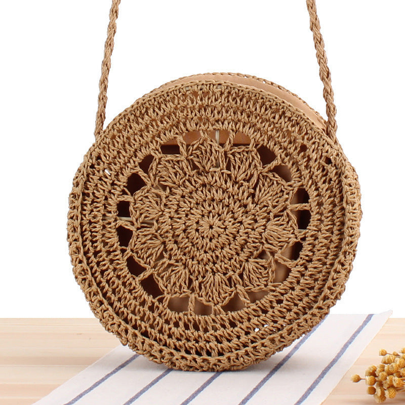 Round Macrame Shoulder Bag Bowlift