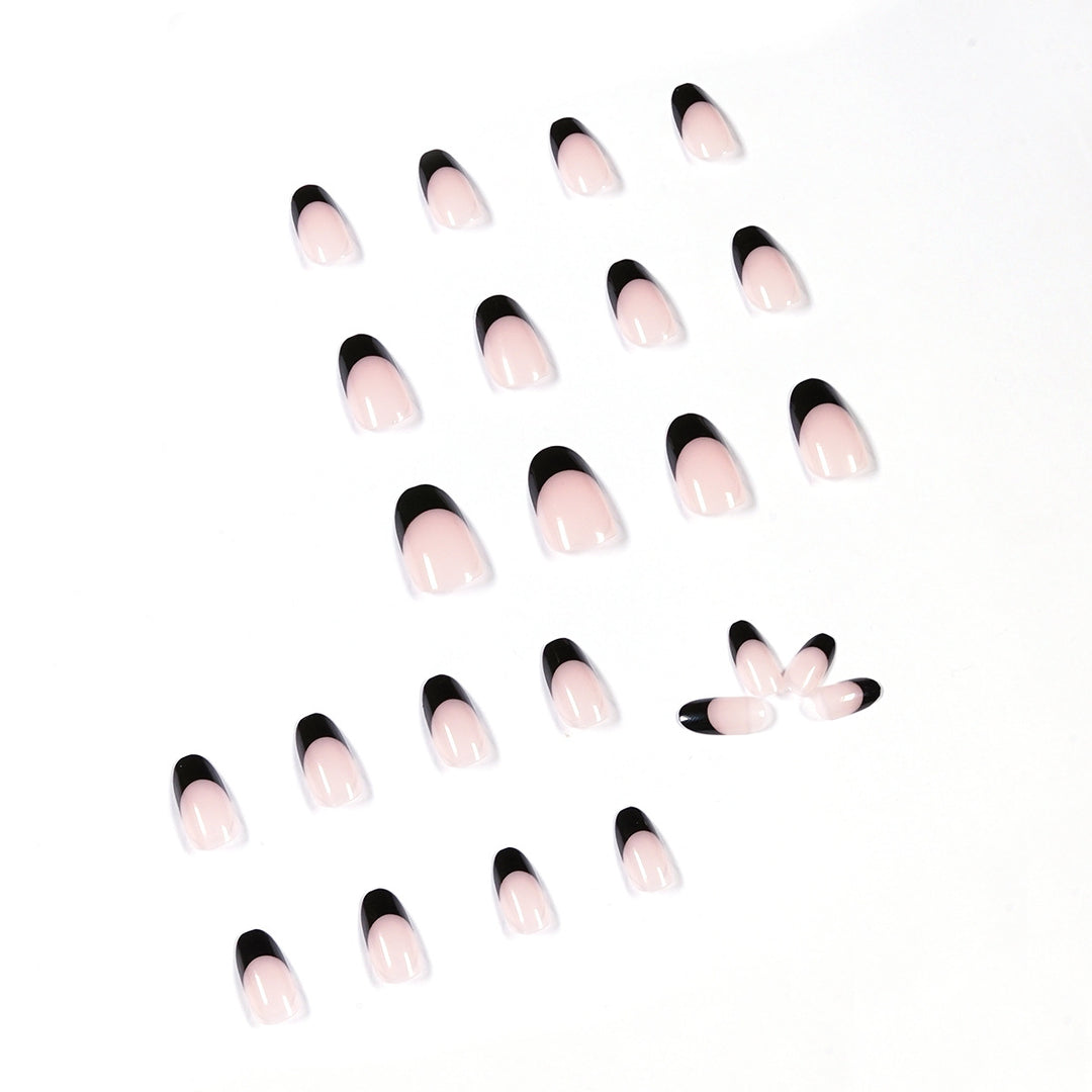 Artful Nail Art with Elegant French Tip Design Bowlift