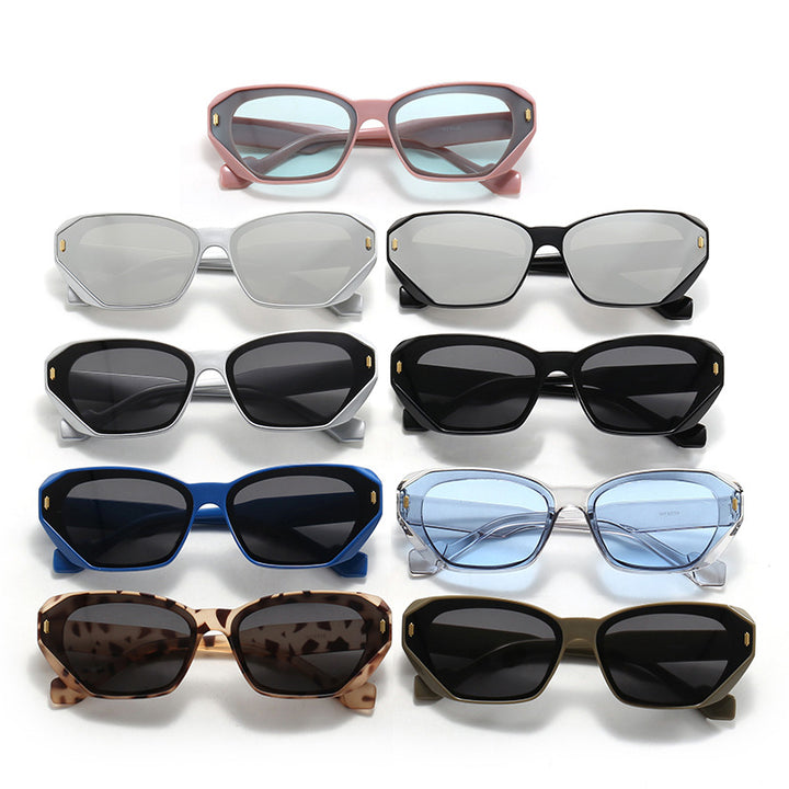 Women futuristic diamond sunglasses Bowlift