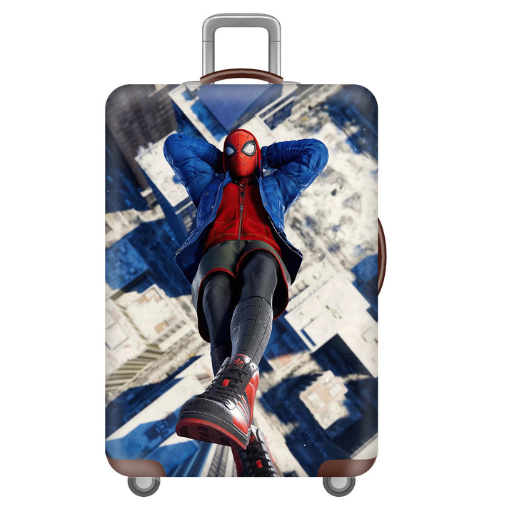 Unisex hard-shell suitcase with cool demotivating Spiderman design Bowlift