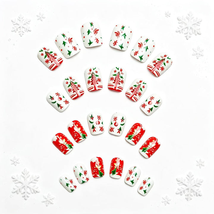 Creative Christmas Art Nails Bowlift