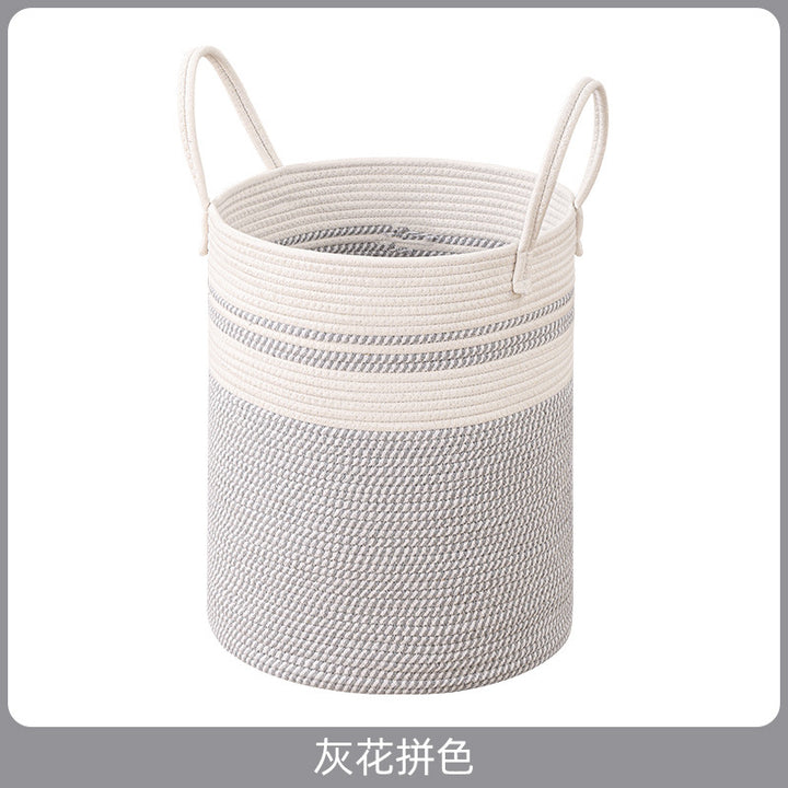 Women's decorative storage basket with two practical handles Bowlift