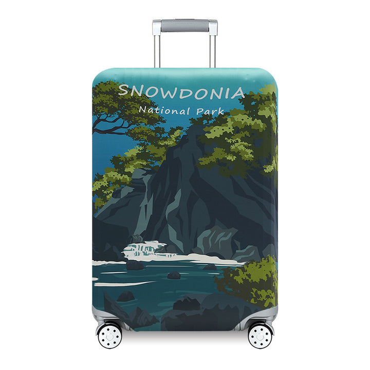 Women's Travel Suitcase with Colorful Floral Design Bowlift