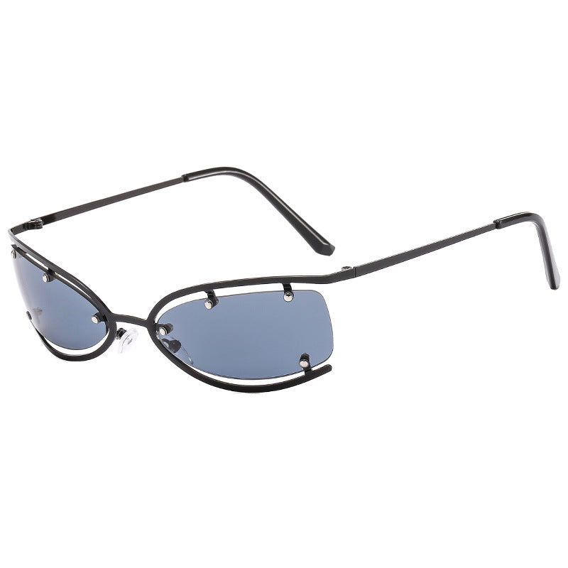 Women Cat-Eye Sunglasses with Luxurious Accents and Protective UV Filter Bowlift