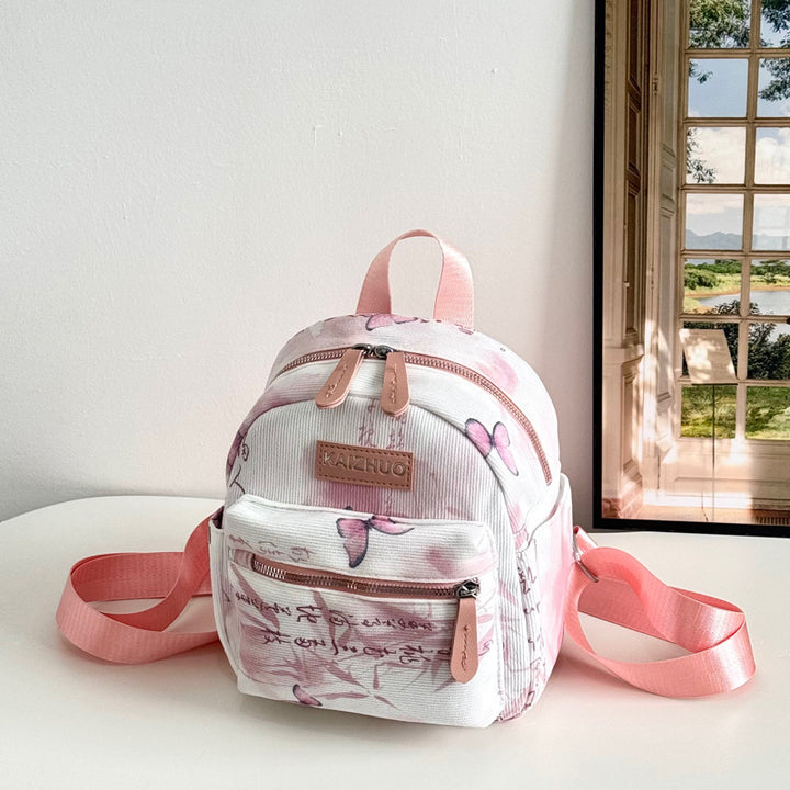 Patterned Mini Backpack Bowlift