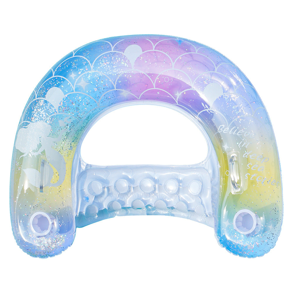 Women's Inflatable Water Lounge with Mesh Surface Bowlift