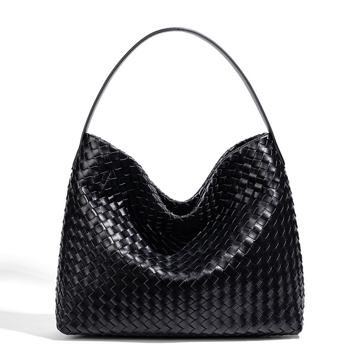 Contemporary Woven Hobo Bag Bowlift