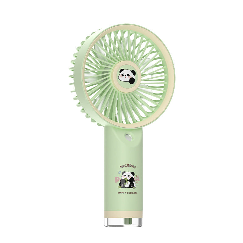 Ladies Portable Mini Hand Fan in Panda Design Bowlift