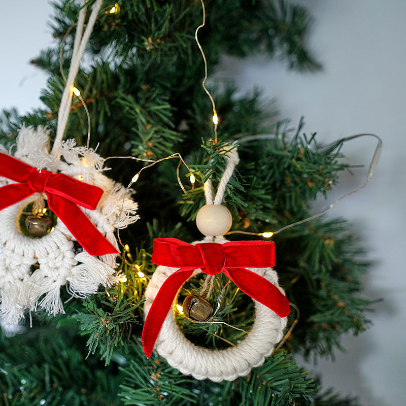 Decorative Macramé Wreath Bowlift