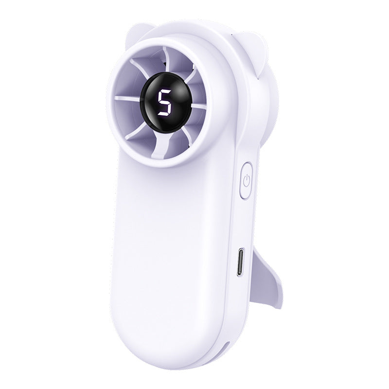 Unisex Portable Mini Handheld Fan with USB Charging Function and Animal Design Bowlift