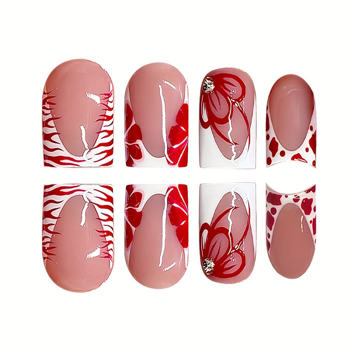 Elegant Floral Nail Design Bowlift