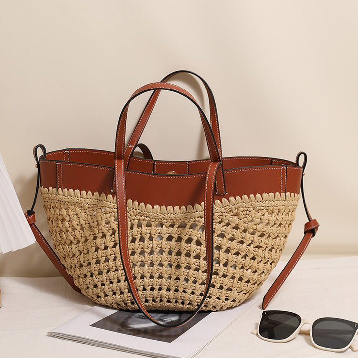 Handmade straw bag Bowlift