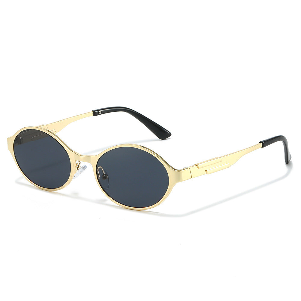 Unique Oval Frame Sunglasses Bowlift