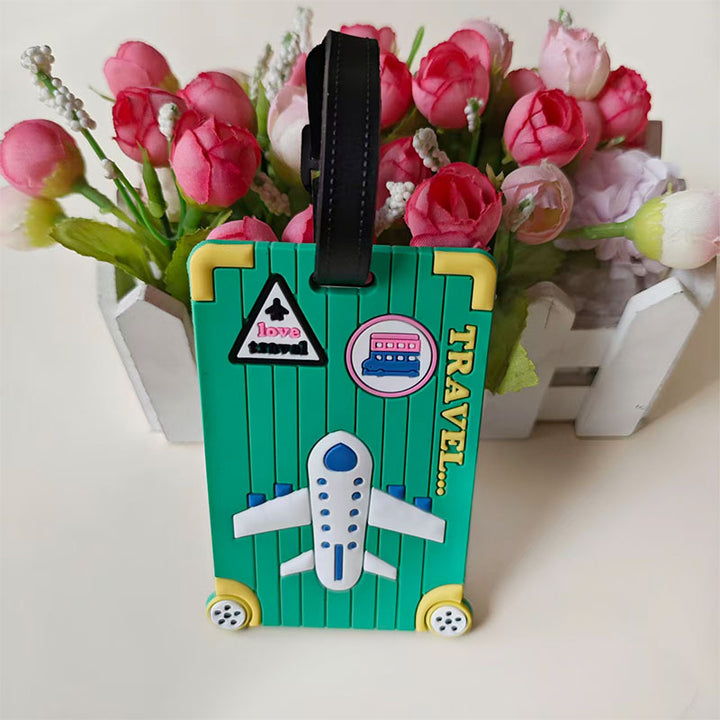 Unisex luggage tag in creative travel design Bowlift