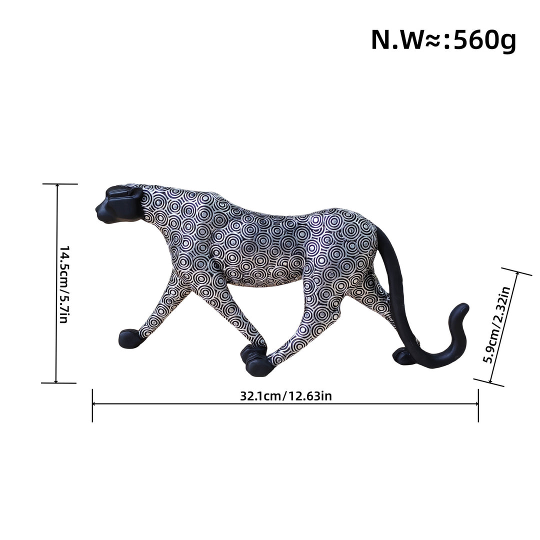Artistic Decorative Wildcat Sculpture Bowlift