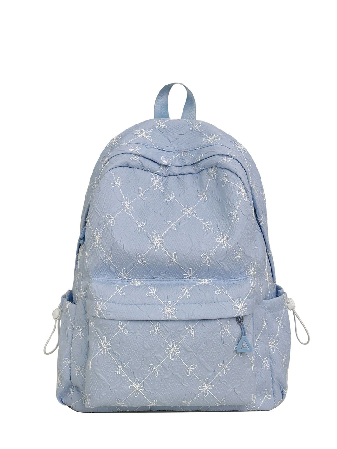 Backpack with Stylish Embossed Design and Multiple Compartments Bowlift
