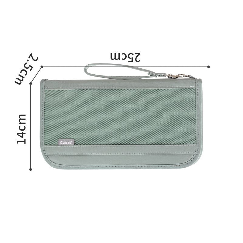 RFID Blocking Travel Wallet Bowlift