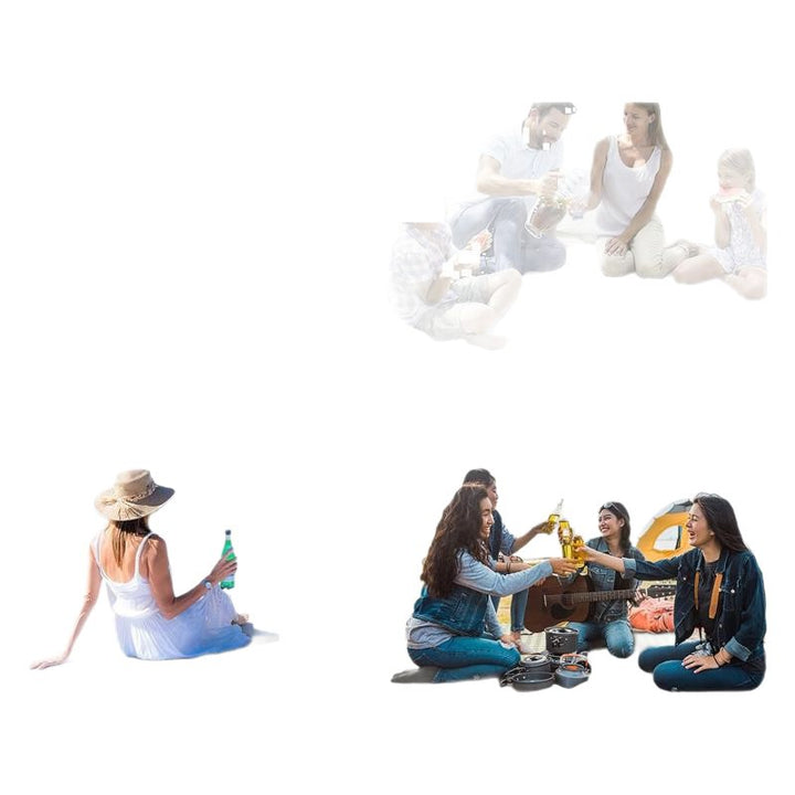 Picnic Blanket with Water-Resistant Backing Bowlift