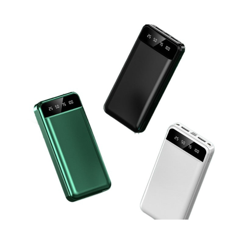 Portable power bank with state-of-the-art digital charge level display Bowlift