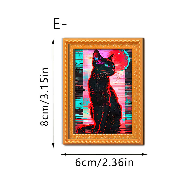 Decorative cat art with futuristic design Bowlift