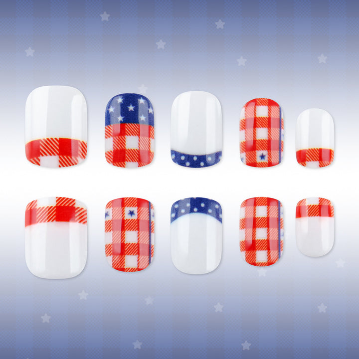 Patriotic Themed Nail Art Set Bowlift