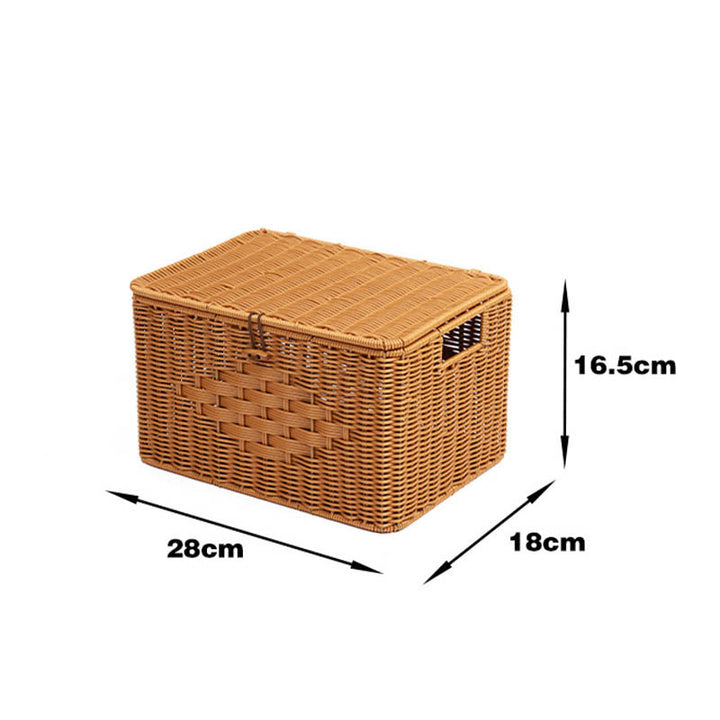 Rustic Woven Storage Chest Bowlift