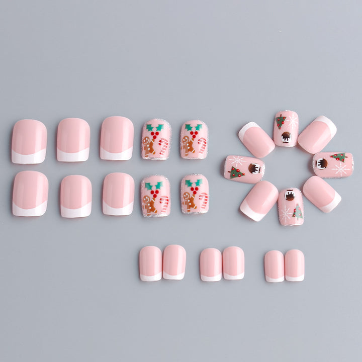 Decorative Holiday-Themed Nail Art Set Bowlift