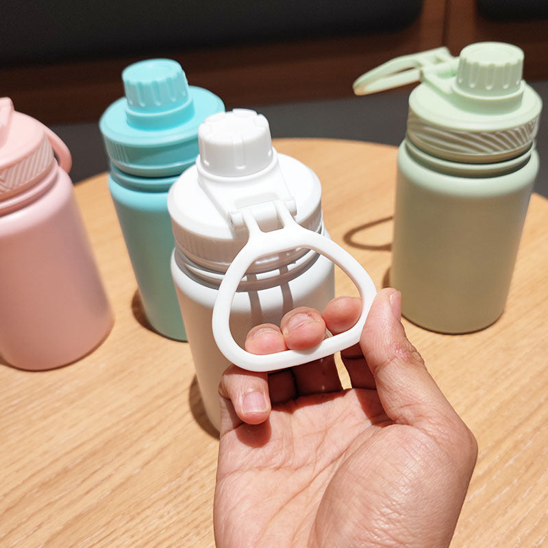 Women's Insulated Water Bottle with Ergonomic Carrying Handle Bowlift