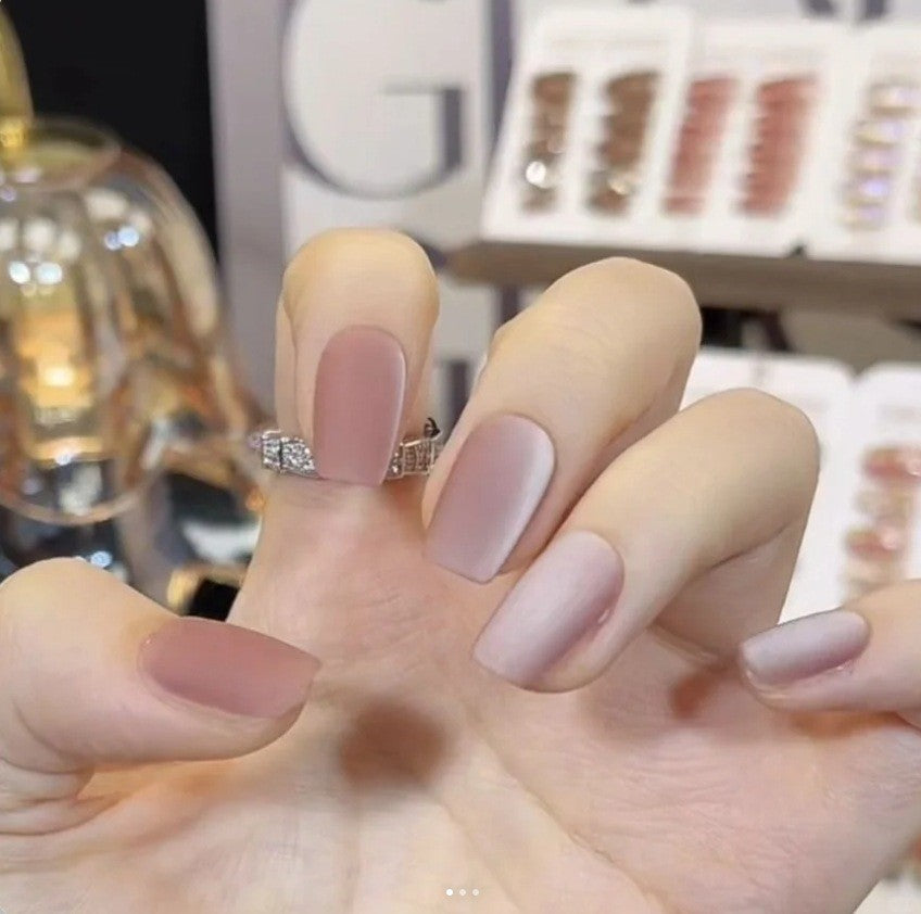 DIY Natural Finish Press-On Nail Tips Bowlift