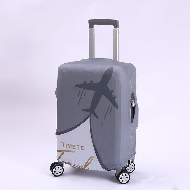 Unisex Suitcase with Creative World Travel Design Bowlift