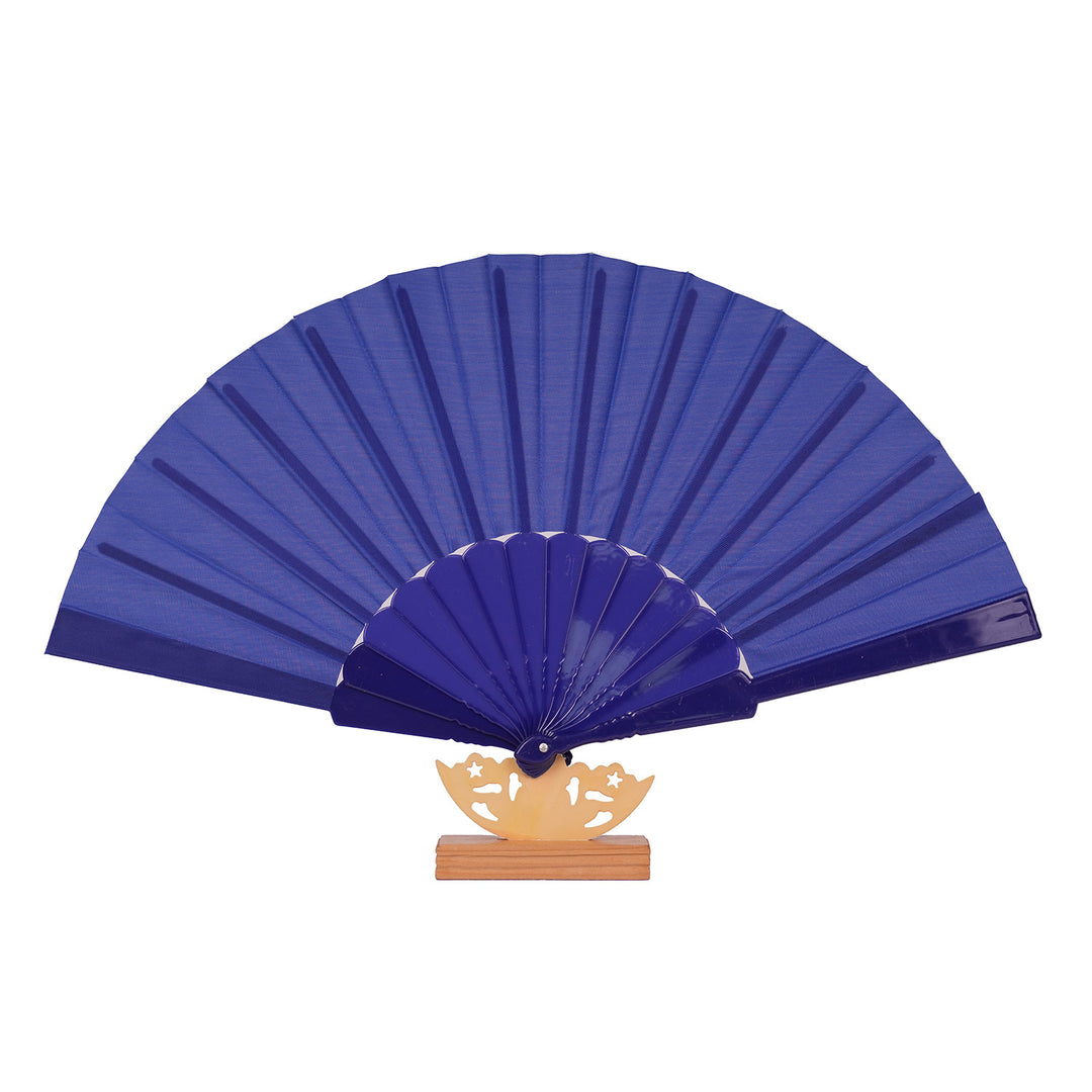 Ladies decorative fan with elegant wooden handle Bowlift