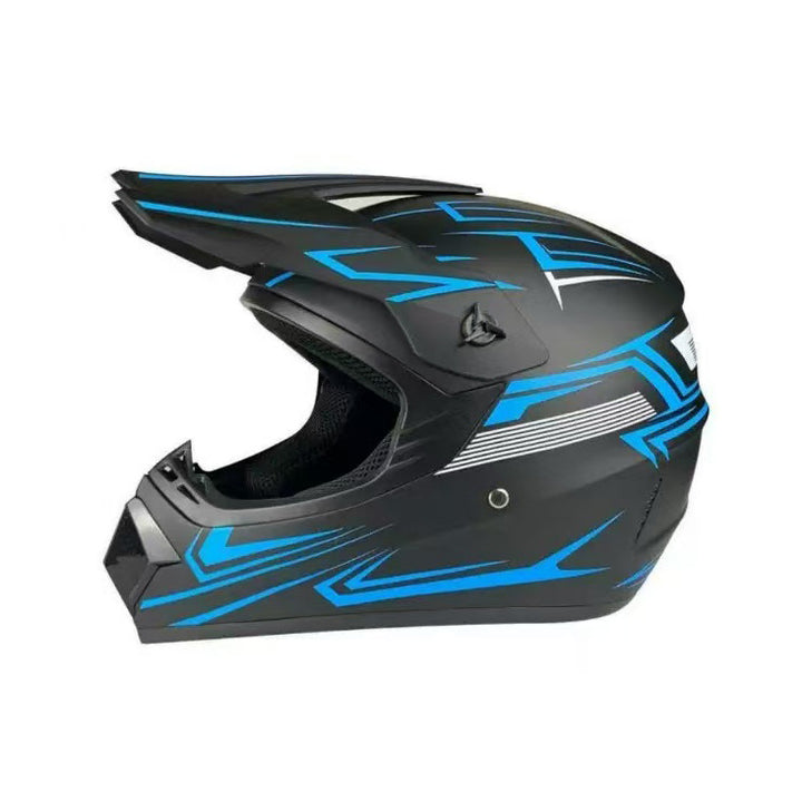 full-face motocross helmet with extended visor and reinforced chin guard Bowlift