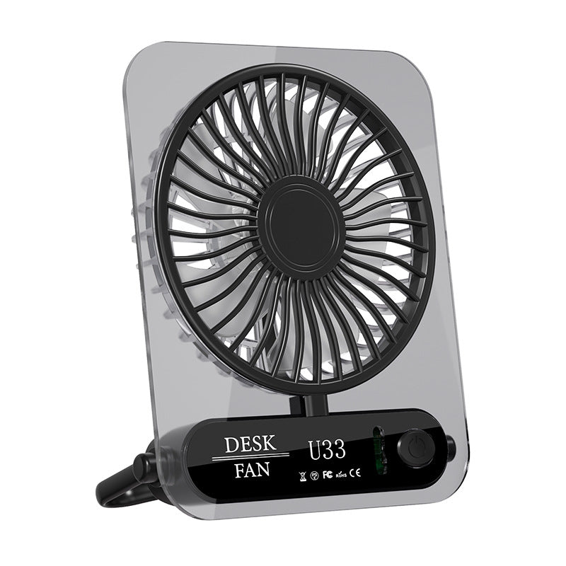 Women's portable desktop fan with flexible tilt Bowlift