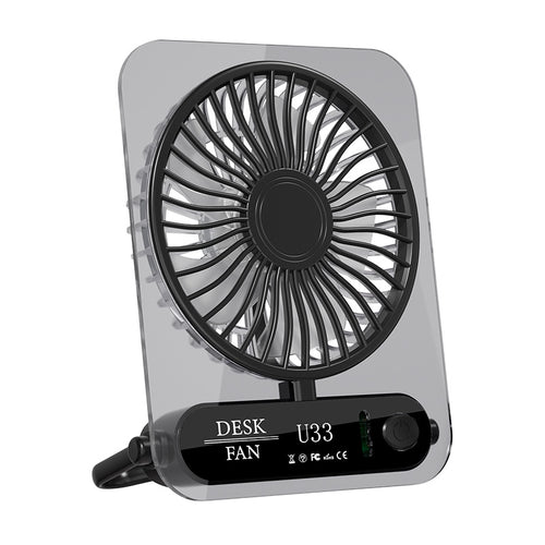 Women's portable desktop fan with flexible tilt Bowlift