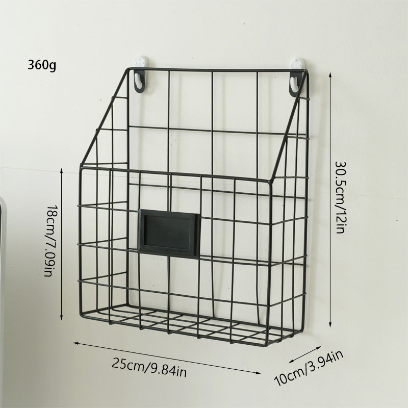 Wall shelf with storage basket Bowlift