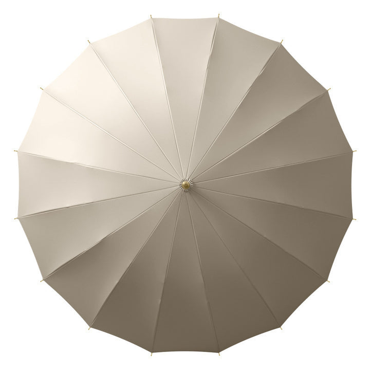 Ladies elegant and wind-resistant folding umbrella with ergonomic handle Bowlift