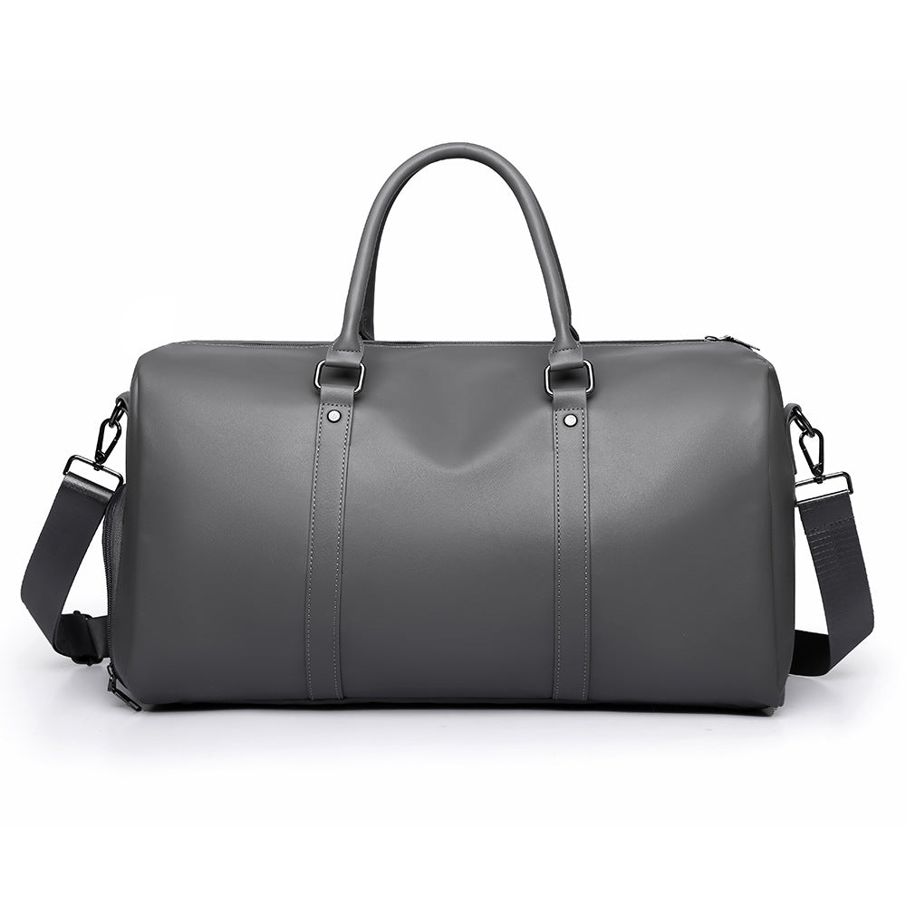 Premium Leather Travel Duffel Bowlift