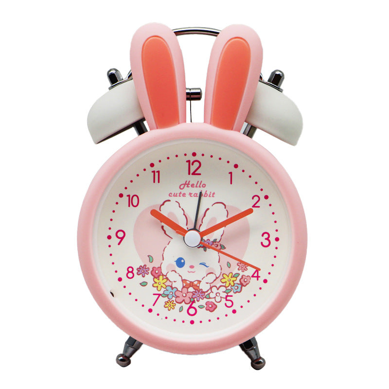 Children's alarm clock in cute rabbit design Bowlift