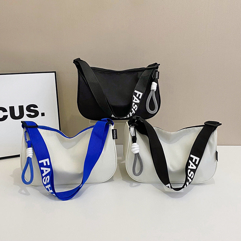 Versatile Soft Fabric Crossbody Bag Bowlift
