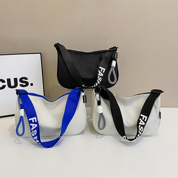 Versatile Soft Fabric Crossbody Bag Bowlift
