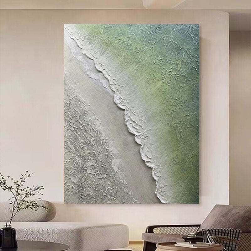 Textured Coastal Landscape Wall Art