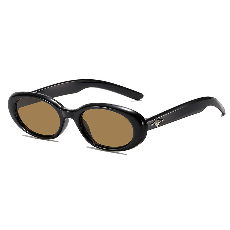 Retro-Inspired Oval Sunglasses Bowlift